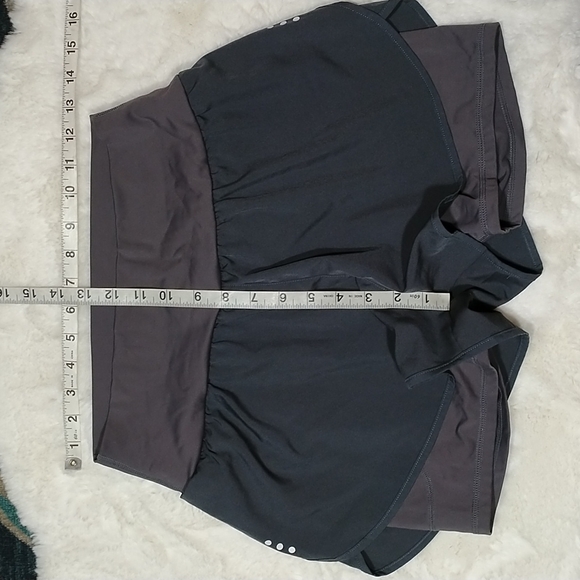 Tremaker lined high rise gray athletic workout running shorts medium - Picture 6 of 8
